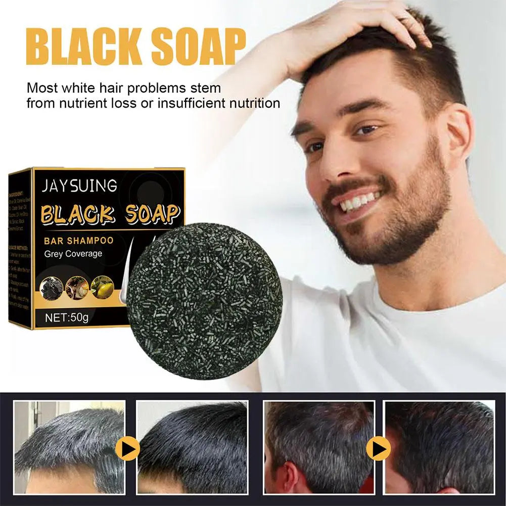 StaysBlack™ - Grey Hair Removal Soap | 70% OFF TODAY