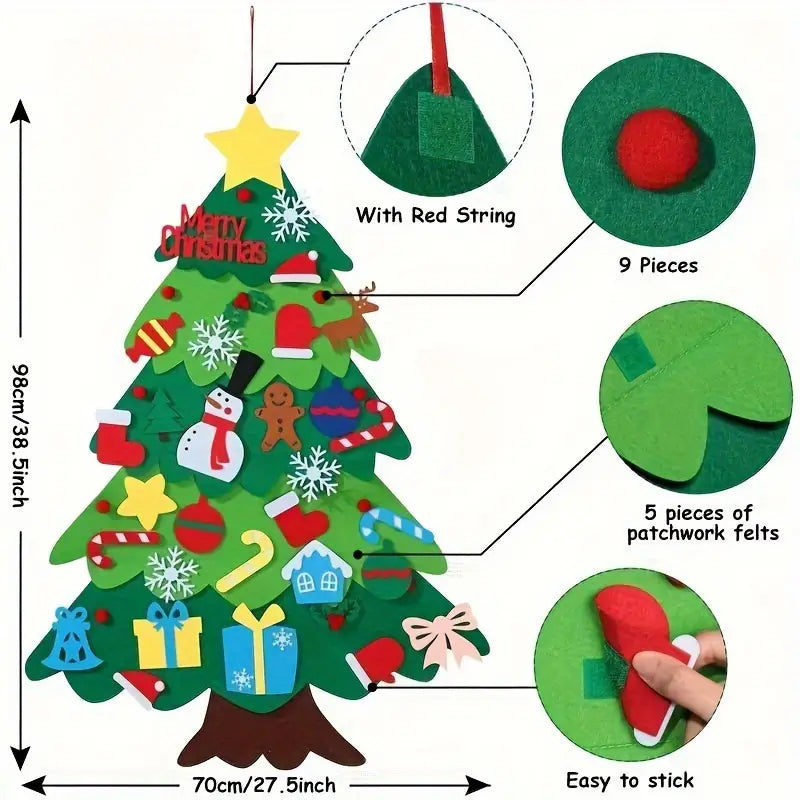 JollyJingle™ - DIY Felt Christmas Tree | 70% OFF TODAY